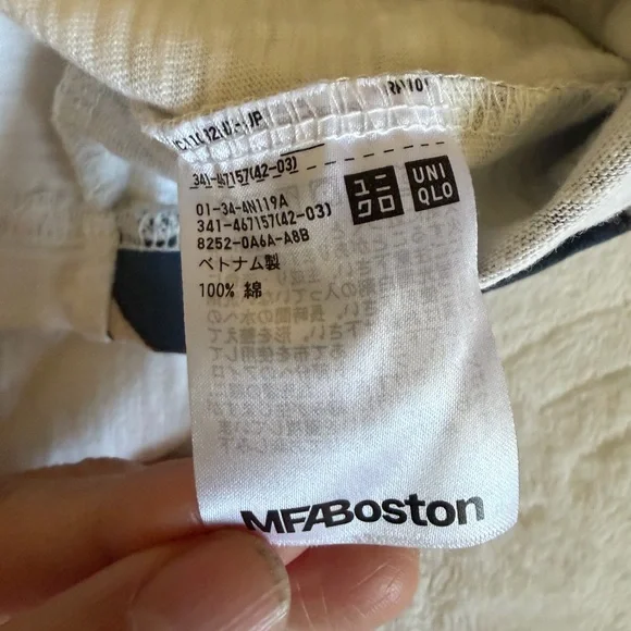 Uniqlo Ukiyo-e Mt. Fuji & townscape design White Graphic Tee - Picture 5 of 7